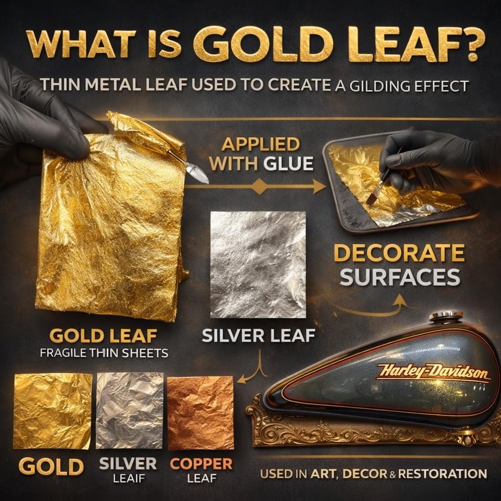 Spin-able Automotive Metal Leafing (Copper)