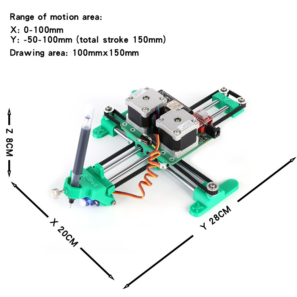 DIY MidTBot Plotter Grbl ESP32 Open Source Plotter WIFI Mini Cnc Router Machine