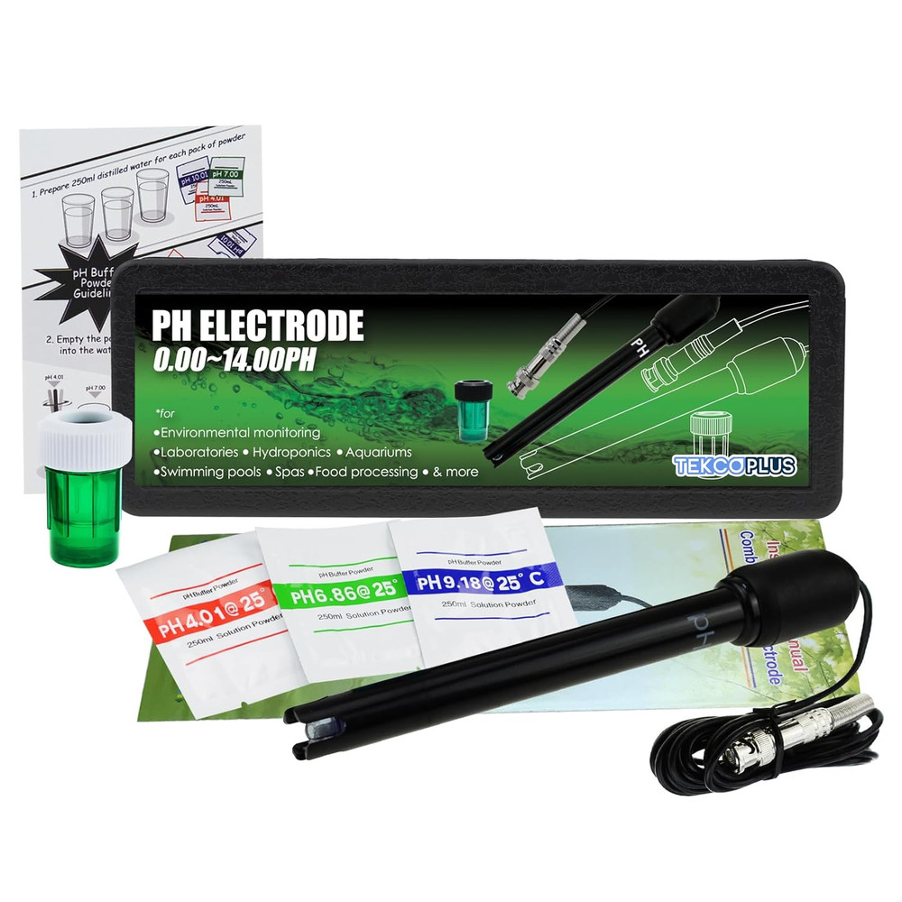 014 Ph Electrode Probe Ph Meter With Replacement Bnc Connector And 300cm Cable S