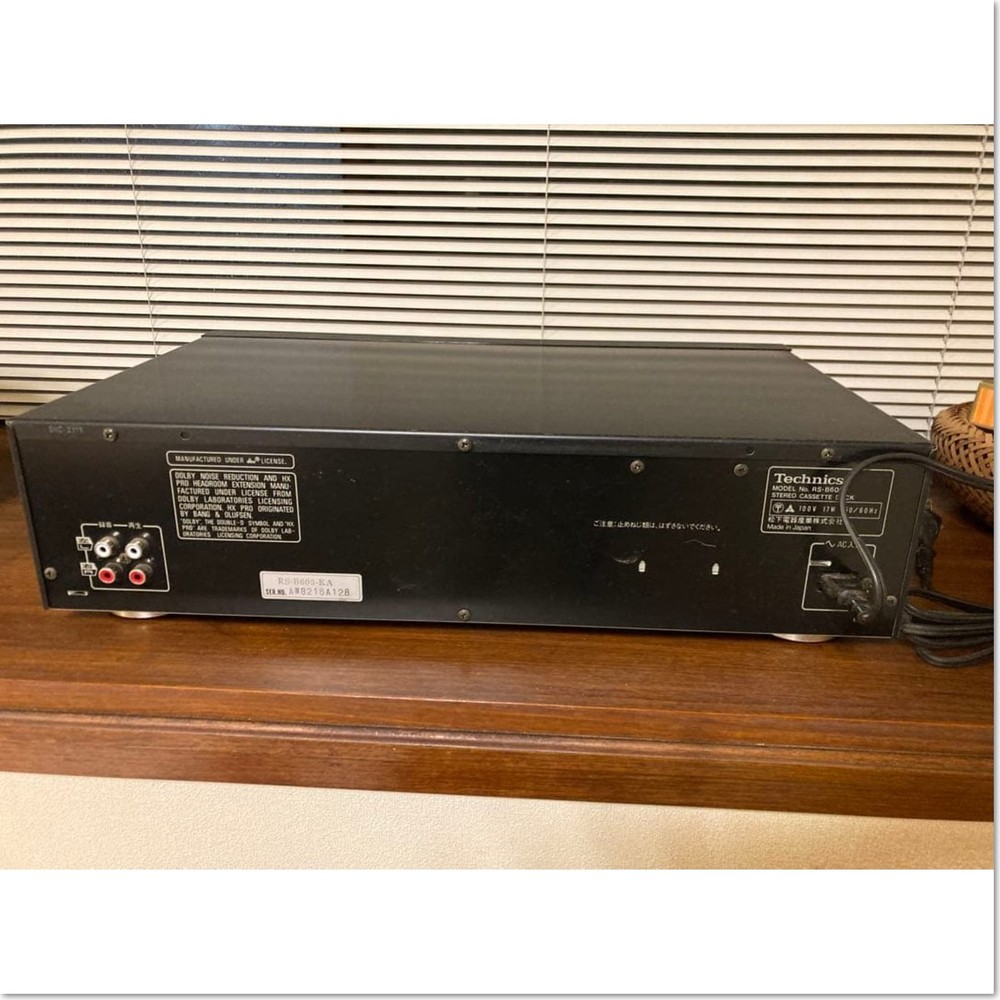 Technics RS-B605 Stereo Cassette Deck High Function Used Japan