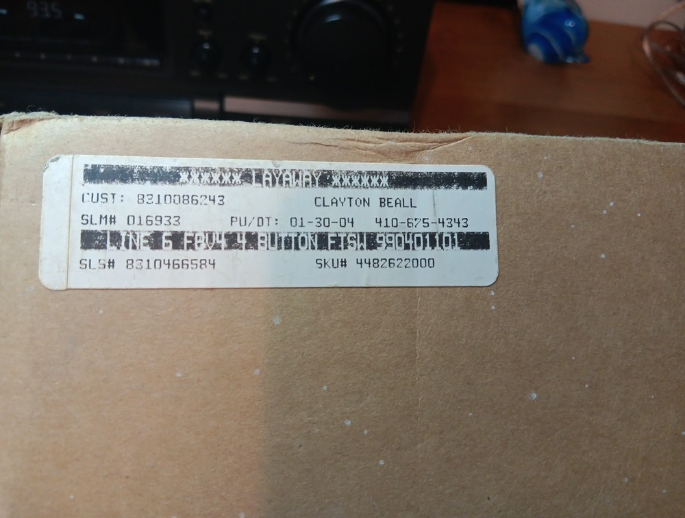 LINE 6 FBV4 FB4 Footswitch Controller Pedal Open Box