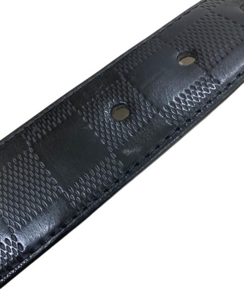 LOUIS VUITTON Leather belts black M9674