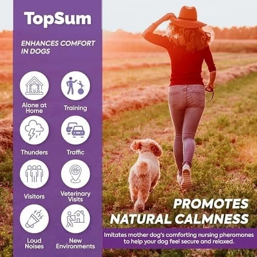Dog Calming Diffuser Refills 4-Pack | Pheromones for Dogs - Appeasing Pheromone