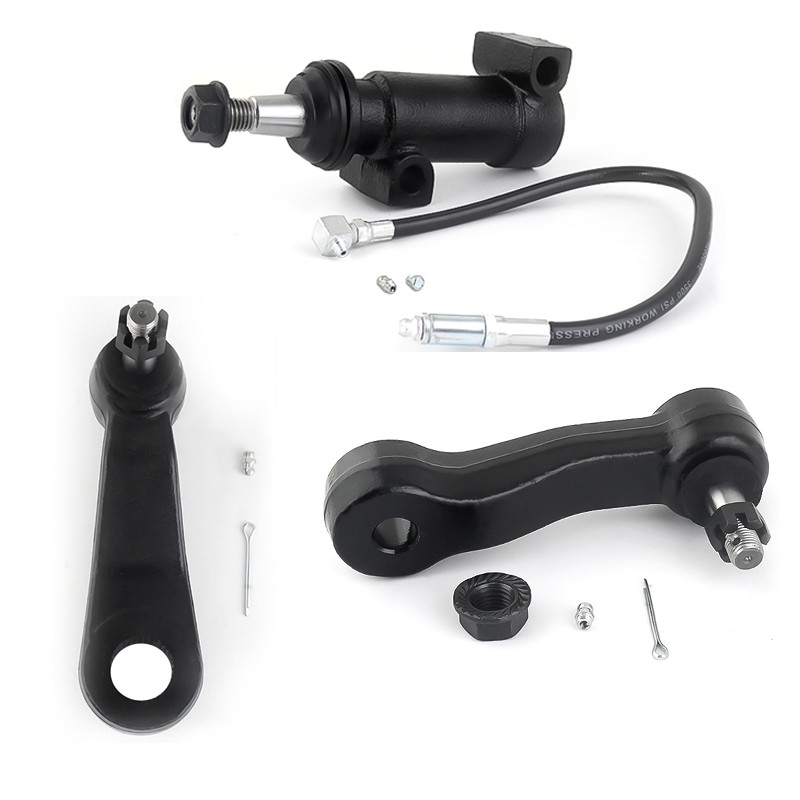 3PCS MOOG Front Steering Pitman Idler Arm Bracket for GMC Sierra Chevy Hummer H2