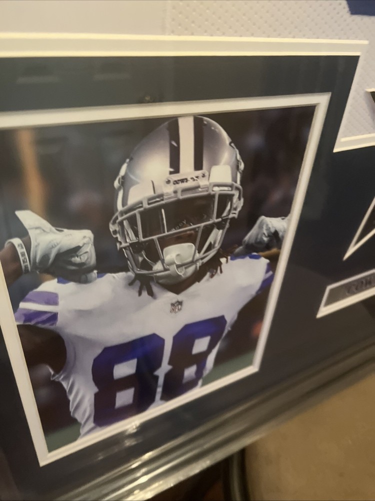 CeeDee Lamb authentic autograph framed jersey COA Cowboys