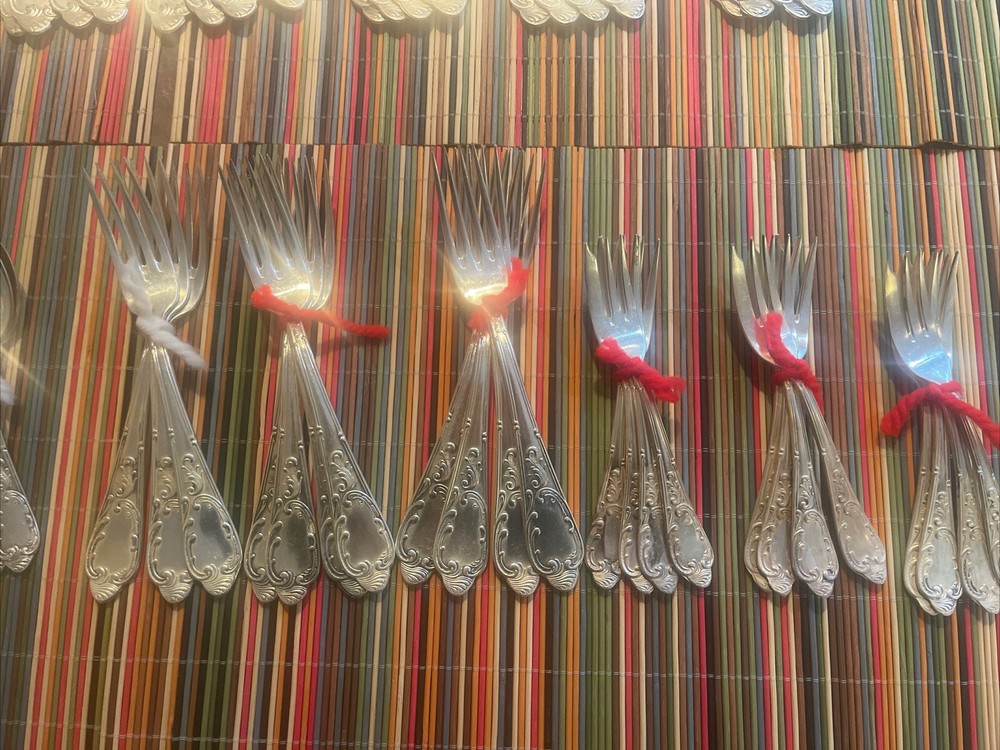 Fritz Voos ROSTFREI SOLINGEN 78 PC Silverplate Flatware