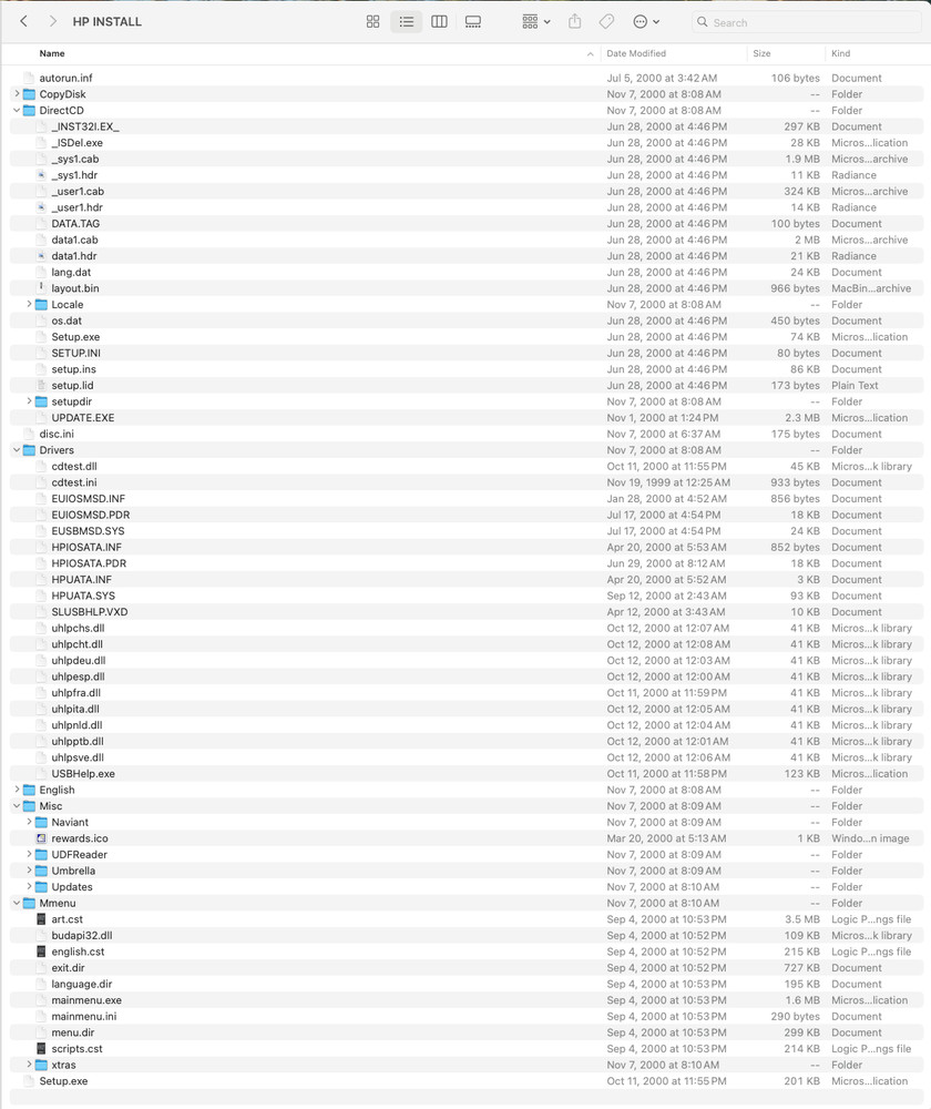 HP CD-Writer Software & Documentation CDs 2000, For Windows