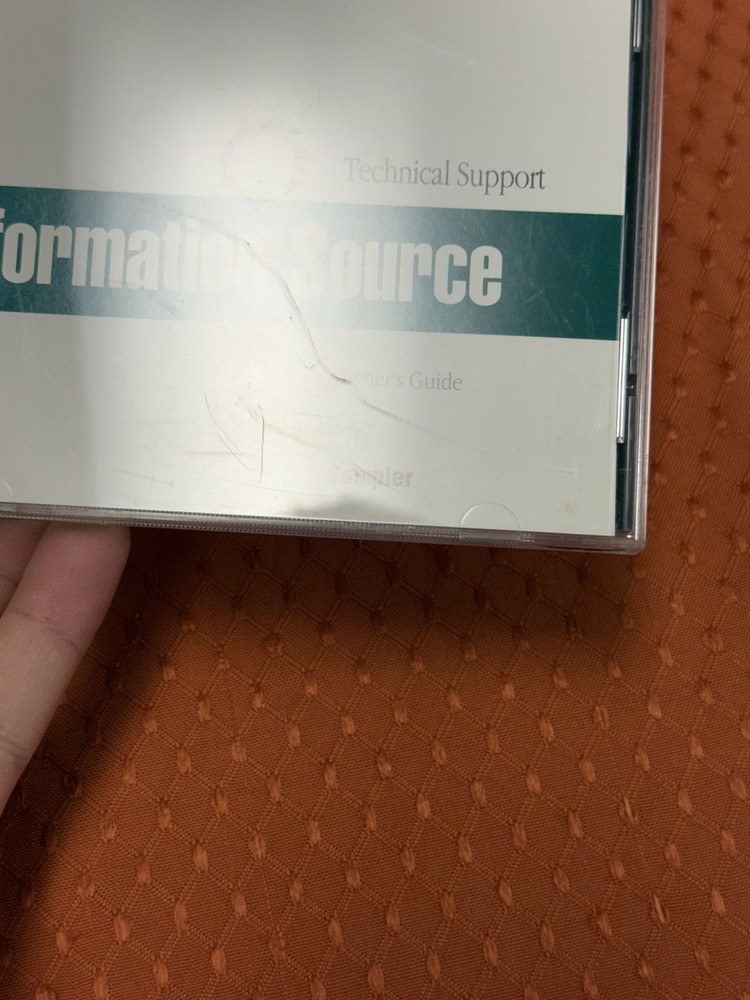 Information Source CD Loaded w/ Macintosh SW/Info by Apple Computer 1990 Sampler