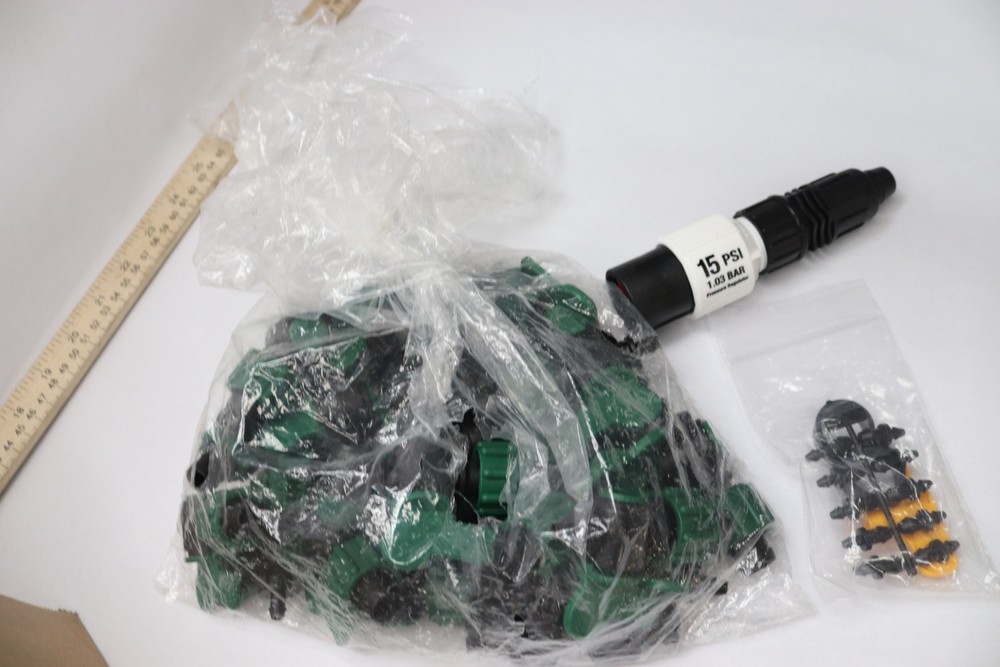 Grower's Solution Vegtable Garden Drip Kit 10 Rows x 50' -Hardware Kit Only