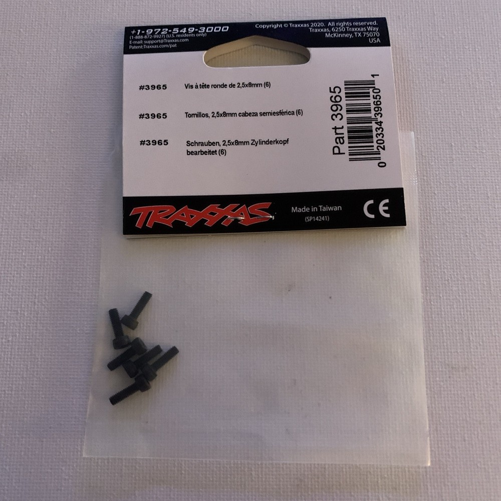 Traxxas Cap Head Screws 3965 NEW