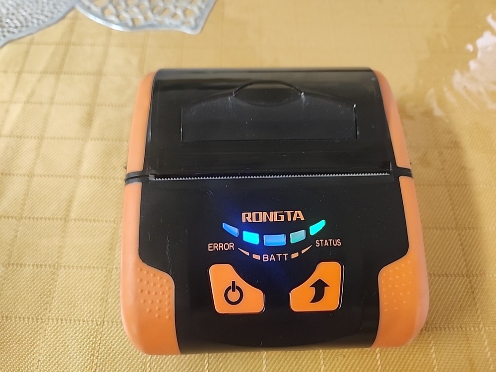 Rongta Receipt Printer Bluetooth, Portable Thermal Receipt Printer, Mini Mobile