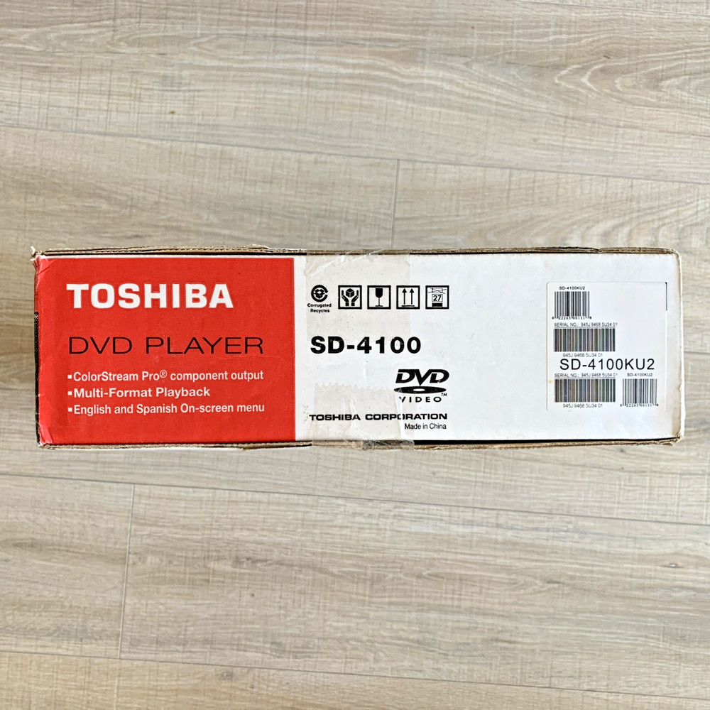 Toshiba SD-4100 DVD Player - New