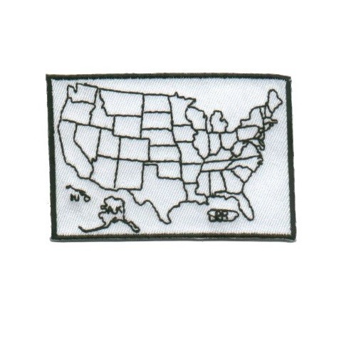STATES TRAVELED PATCH SMALL