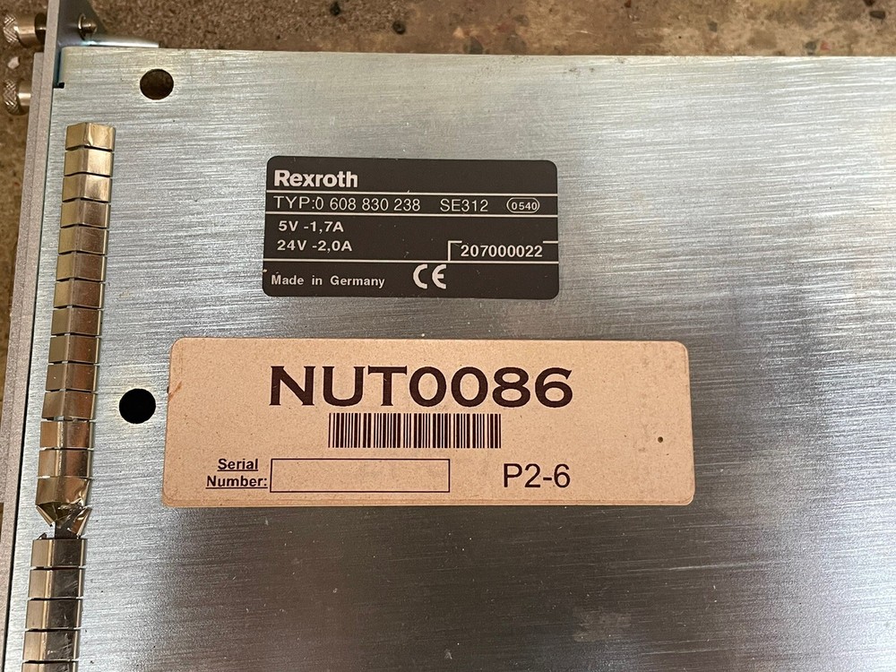 REXROTH 0 608 830 238 SE312 AMPLIFIER INTERFACE MODULE 0608830238SE312