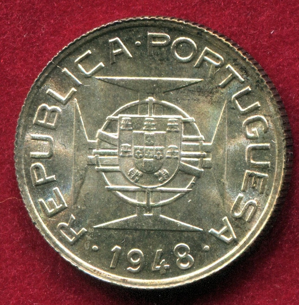 Timor - 1948 50 Avos KM#7 Ch BU