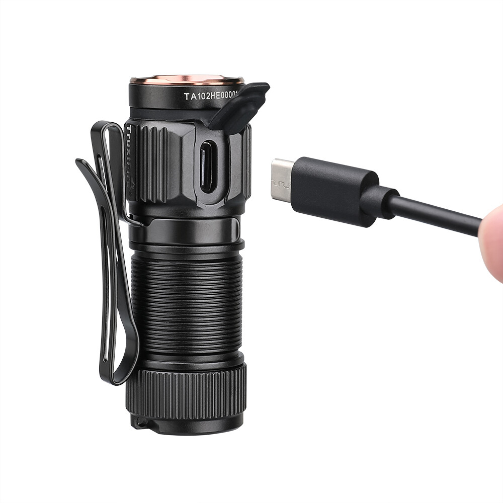 TrustFire EDC Flashlight Rechargeable,1000 Lumen Flashlight 5 Modes Torch（MT10）