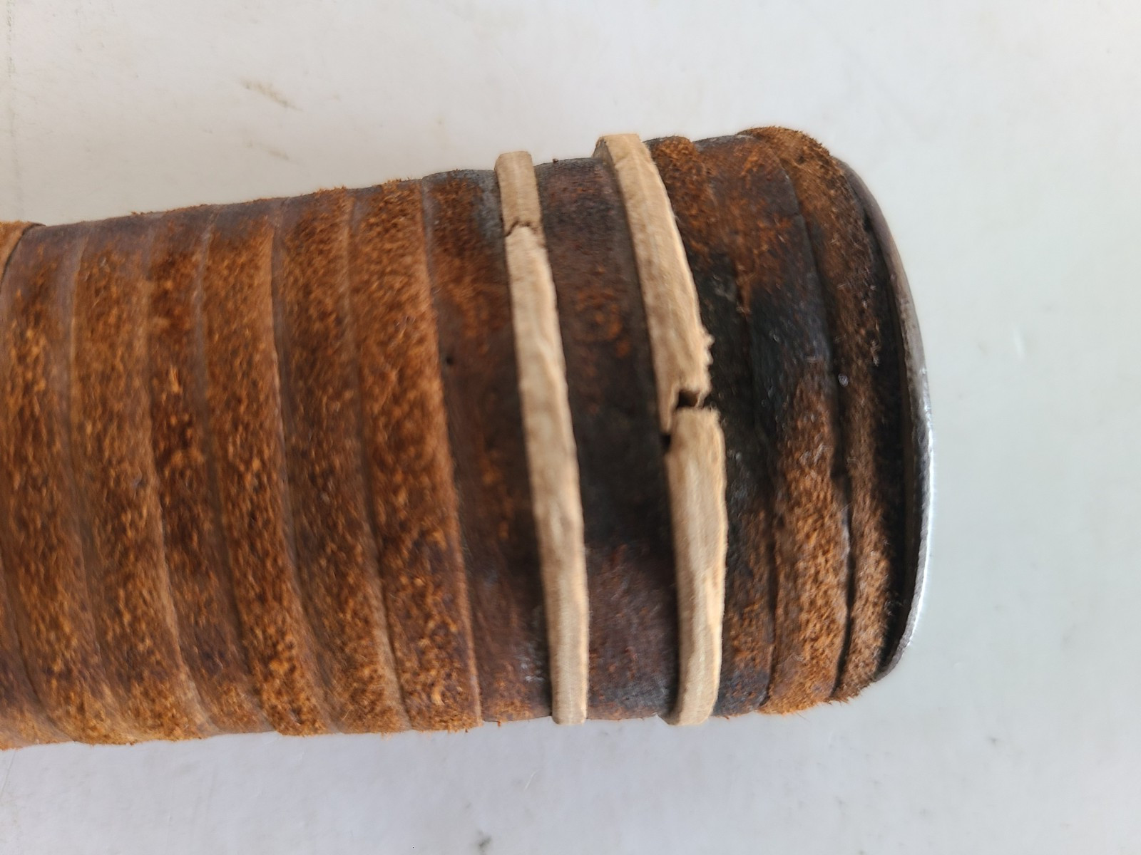 Estwing Curved Claw Hammer 16 oz Stacked Leather Handle 12 3/8" Vintage USA Made