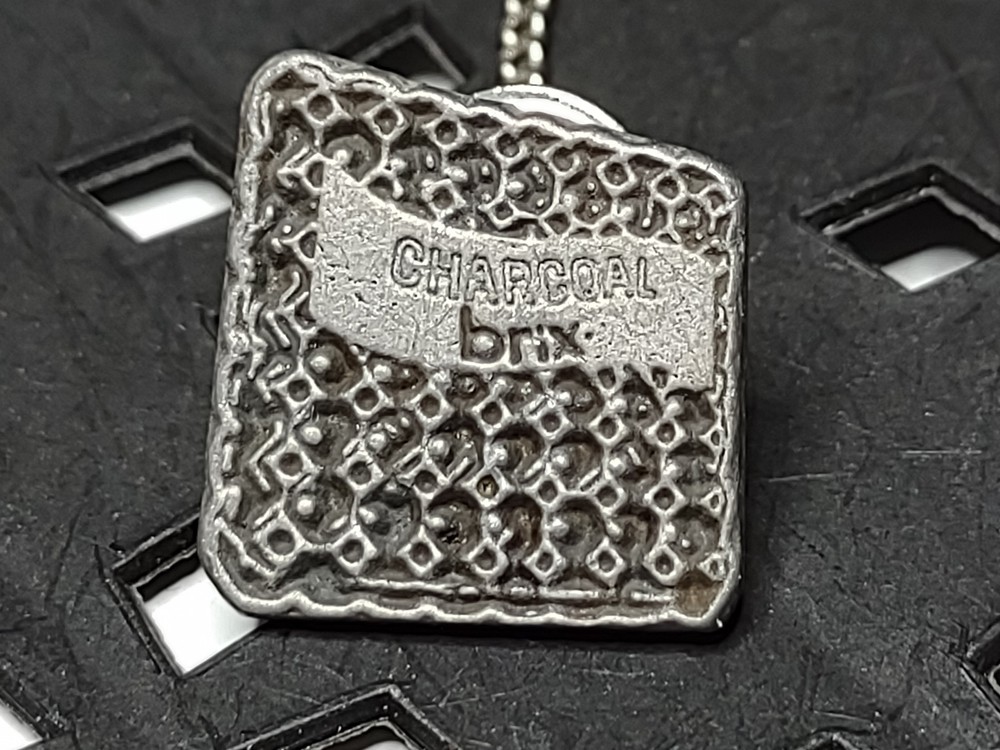 Super Cool Charcoal Brix Pin Or Tie Tack
