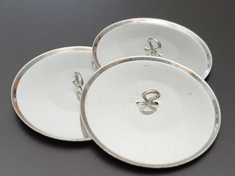 100 x 38mm Shankbacks - with Button Making Tool