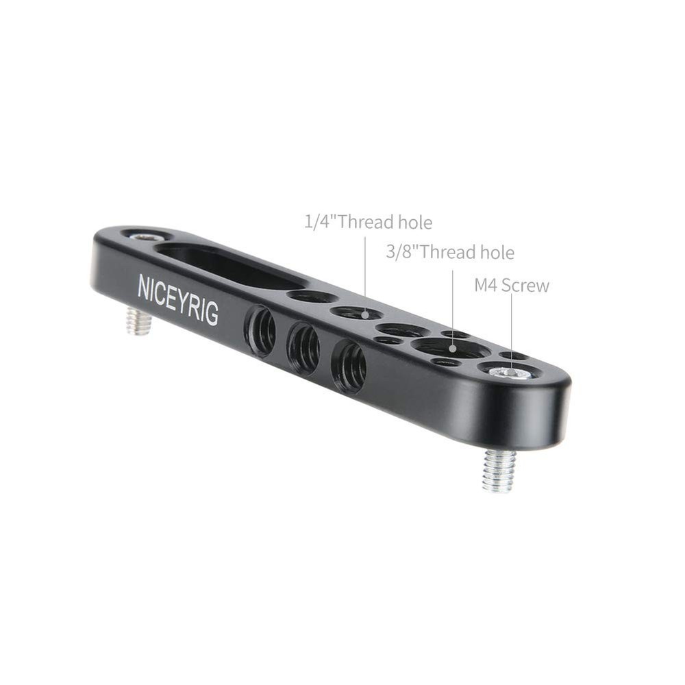 Multi-Functional Mounting Cheese Plate Bar with 1/4'' 3/8'' Threads