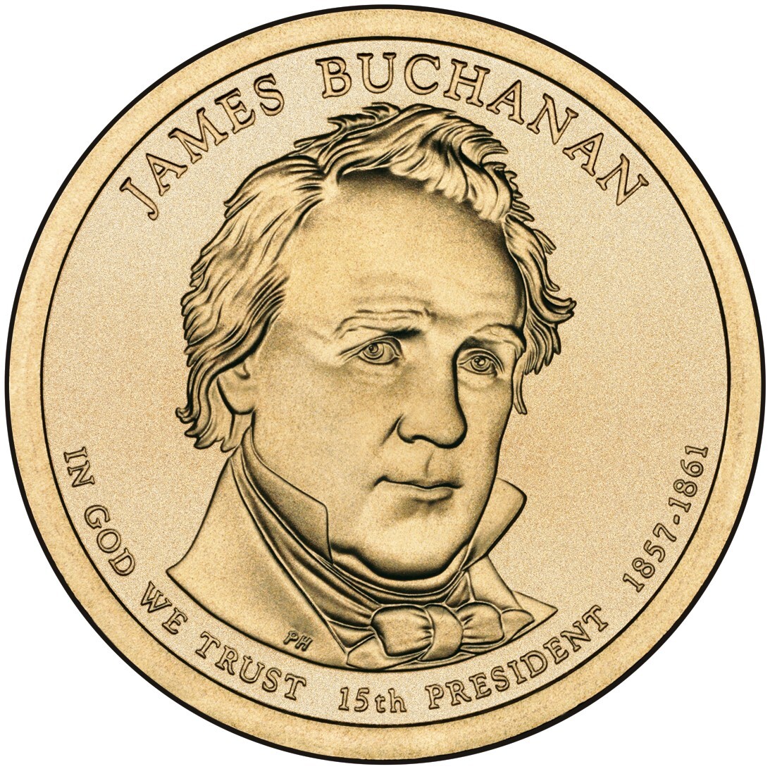 2010 D James Buchanan Presidential Dollar From Mint Roll
