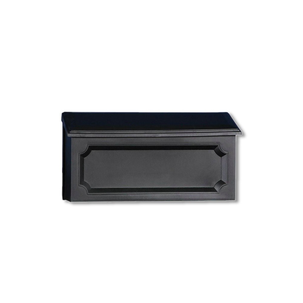 Gibraltar Mailboxes Mailbox Windsor Plastic Wall Mount Black WMH00BAM