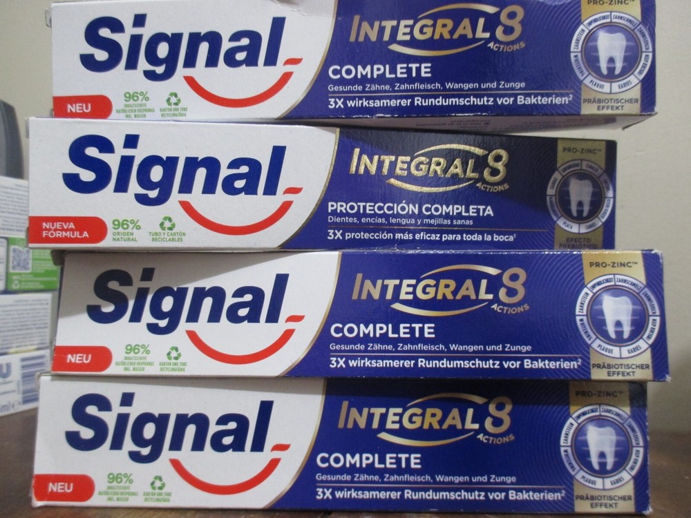 4X Signal Complete 8 actions pro zinc  75ml toothpaste