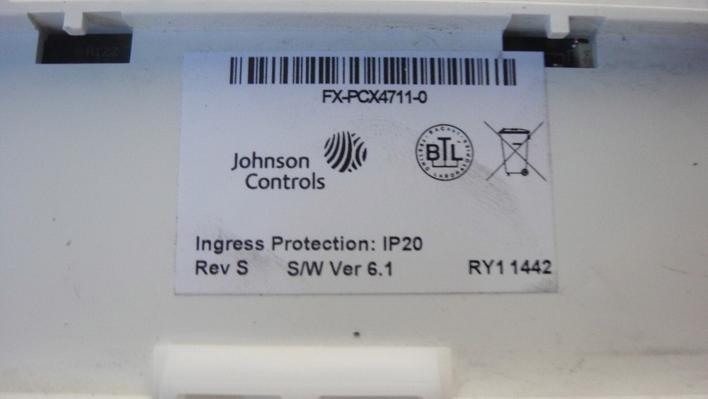 JOHNSON CONTROLS PCX4711 Explorer FX-PCX4711-0