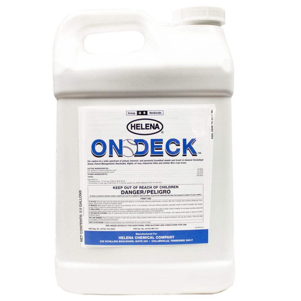 On Deck Herbicide jug (2.5 gal)