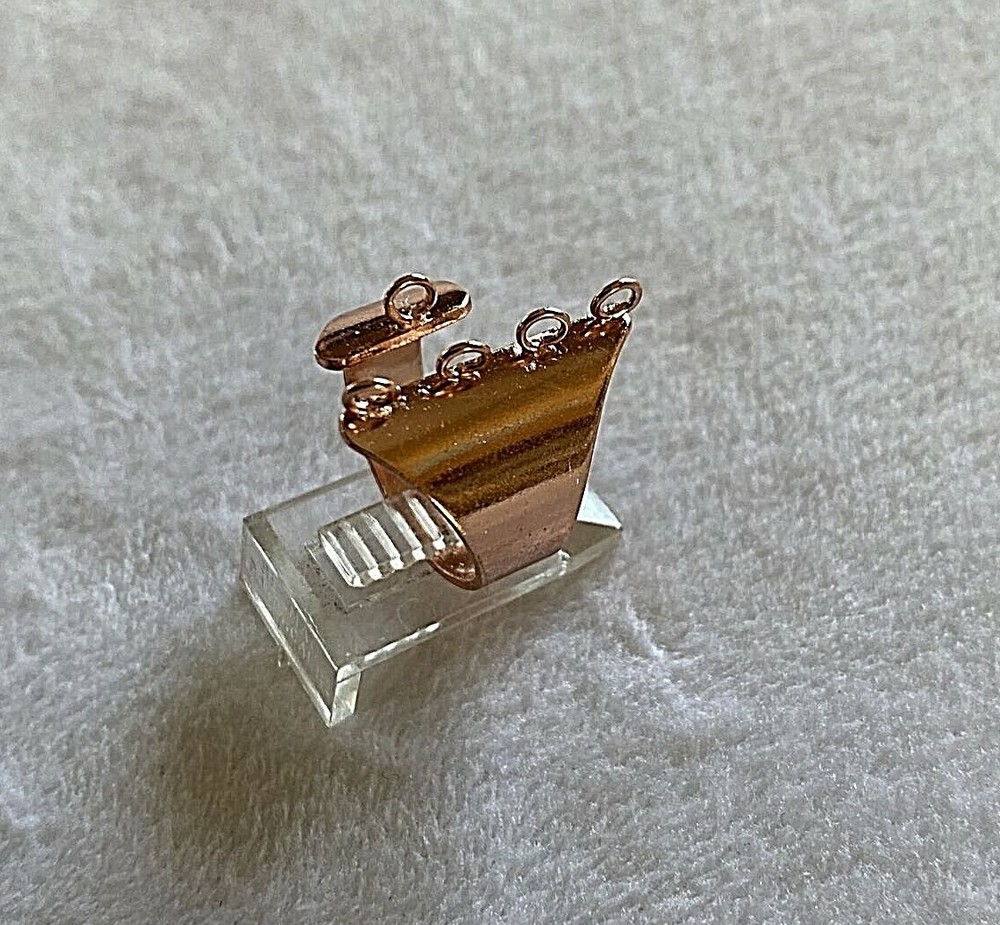 24 pcs ~ Copper Adjustable Ring Blanks with 5 Loops