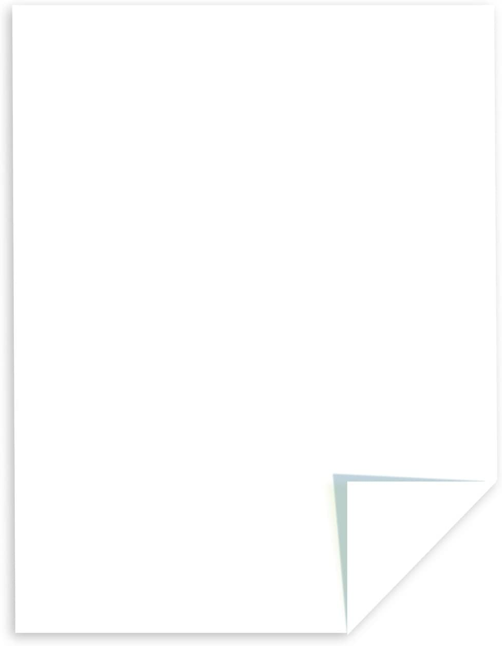 Bright White Cardstock 8.5 X 11 65 Lb/176 Gsm White 75 paper Sheets