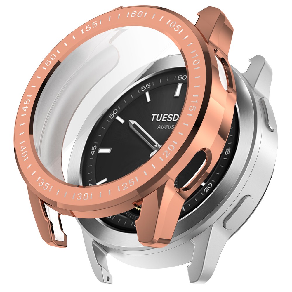 For Xiaomi Watch S3 Smart Watch TPU Case Full Screen Protector Protective Shell