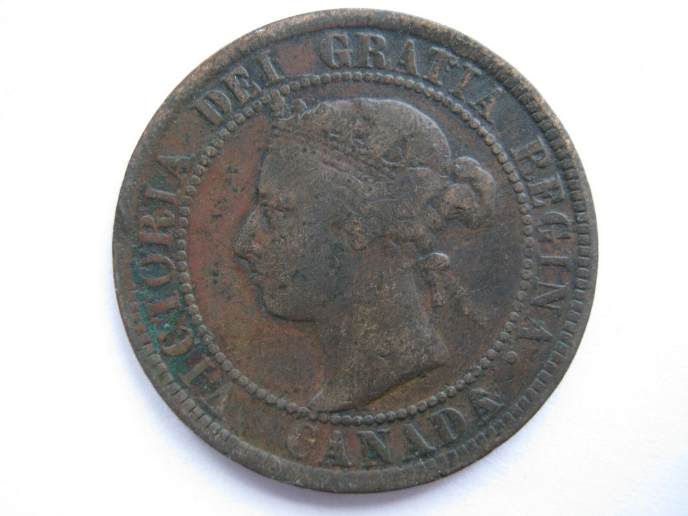 Canada 1897 bronze One Cent NF