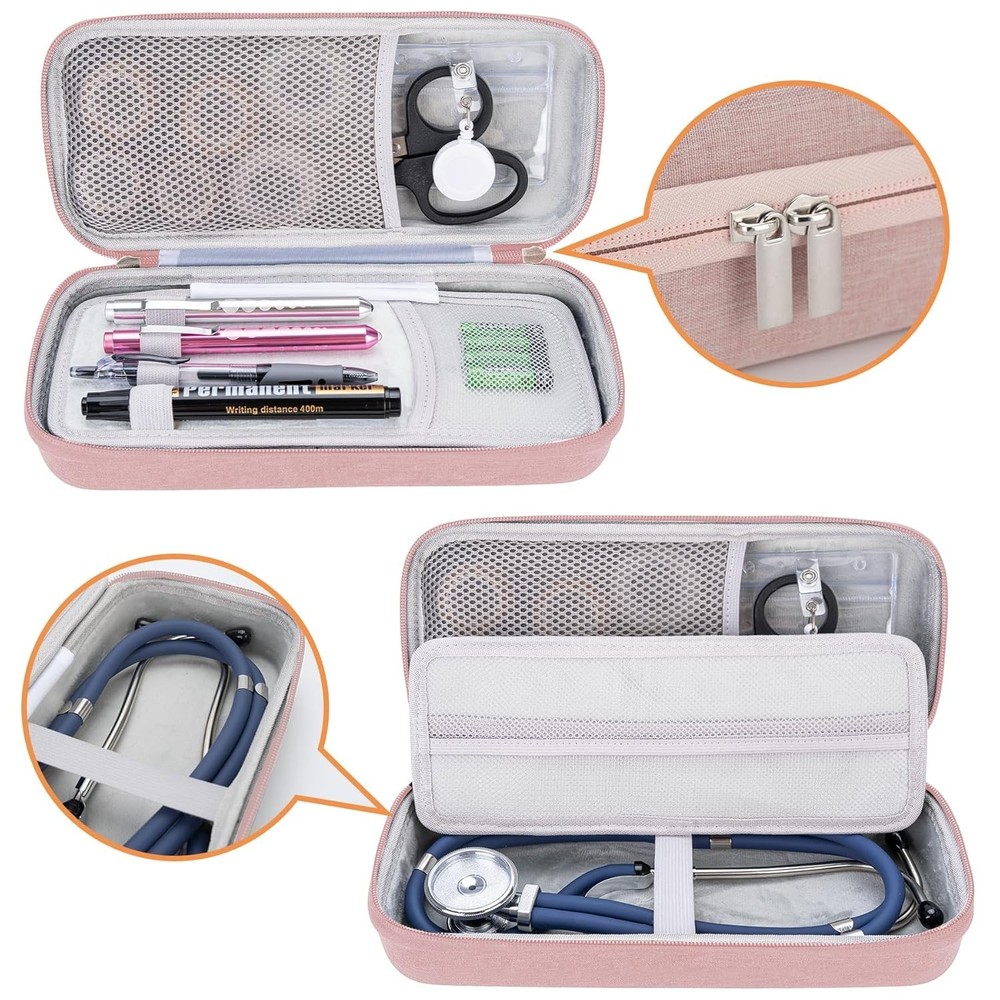 17 pcs Stethoscope Case Kit, Nursing School Essentials Include Stethosco...