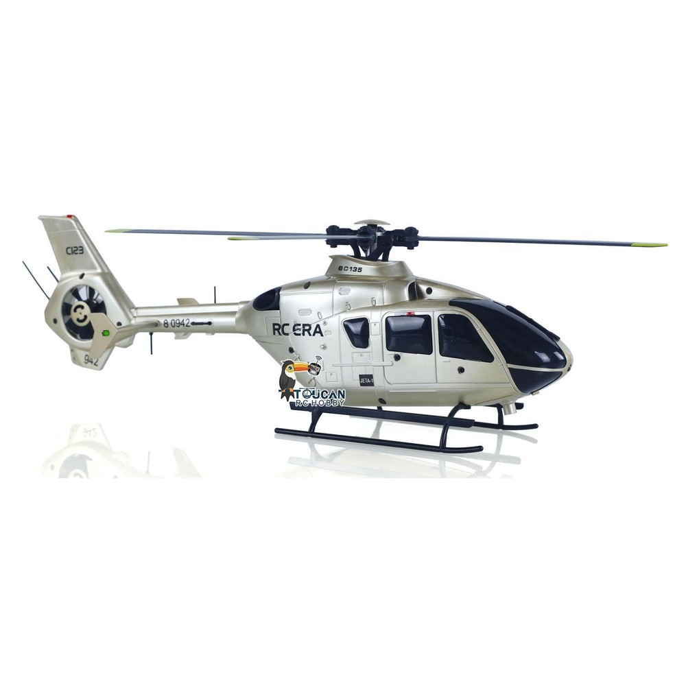 6CH RC Simulation Helicopter Model EC135 1/36 Stunt Airplane Reverse Flight