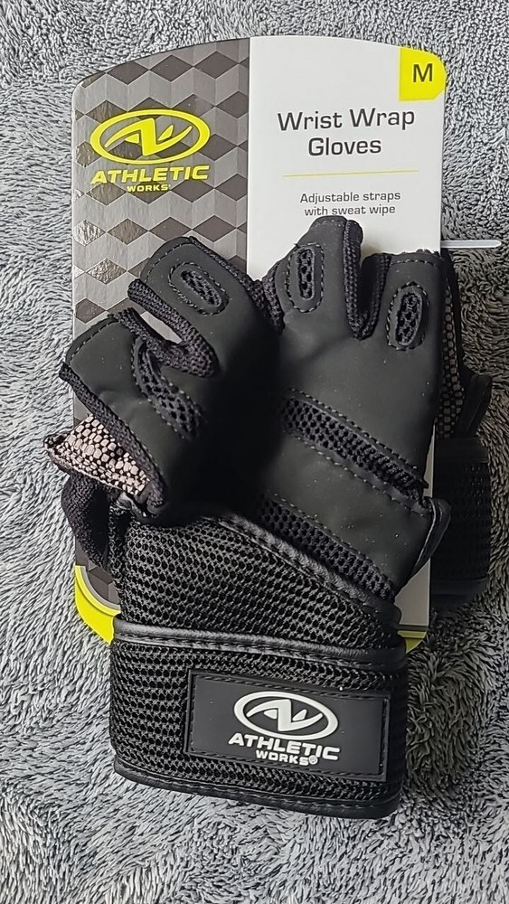 Athletic Wrist Wrap Gloves M/L