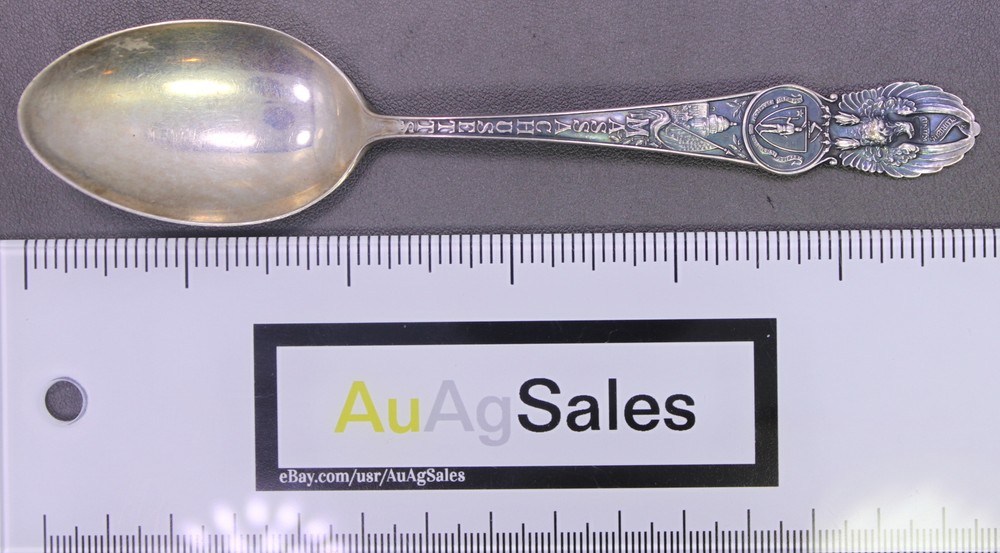 Massachusetts Sterling Silver Souvenir Spoon