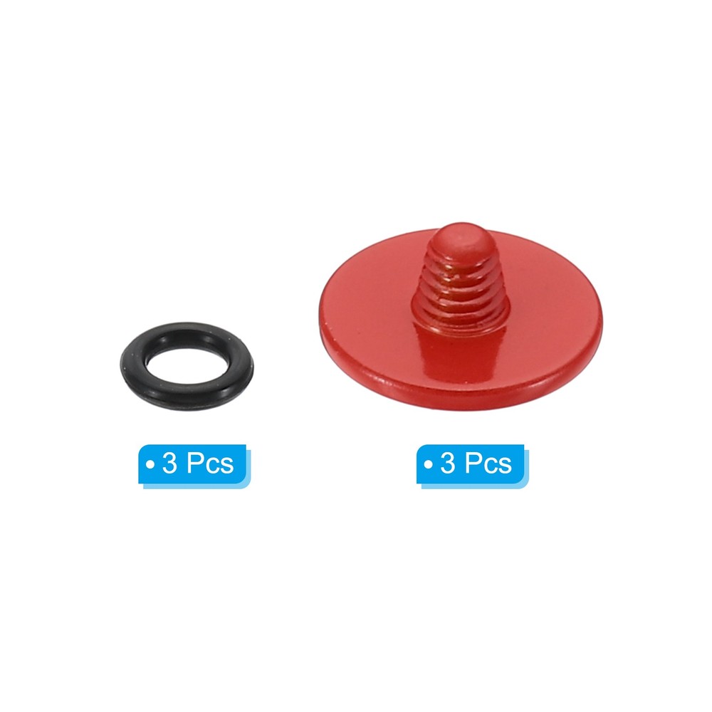 Camera Shutter Button 3pcs Shutter Release Button Convex Red