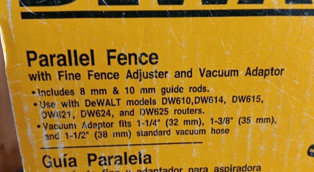 DeWALT DW6913 Universal Edge Guide w/ Vacuum Adapter