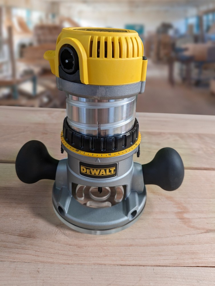 3/8" Thick baseplate upgrade for Dewalt DW6184 with bushing compatibility