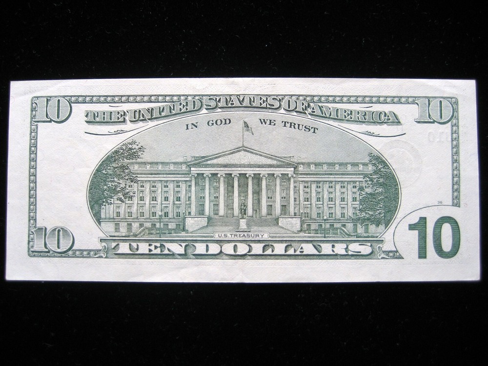 2003 $10 Note S/N: DJ00193888 with *Star* - Misalignment / Shift