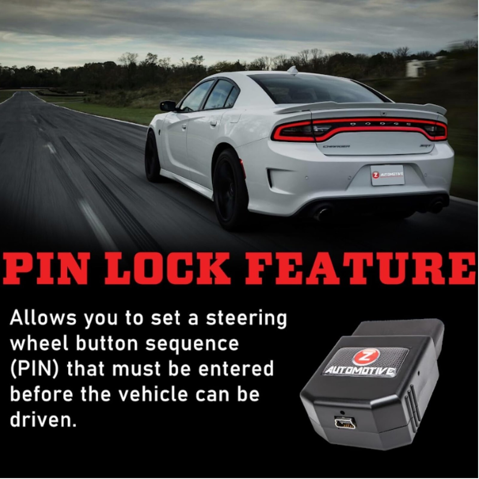 Z Automotive Tazer Electronic OBD2 Plug-In Programmer for Challenger 300 Durango