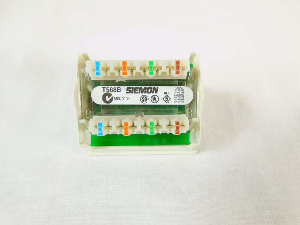 CT-5-A4-A4-02 CT Coupler Angled Double Cat5e T568B White
