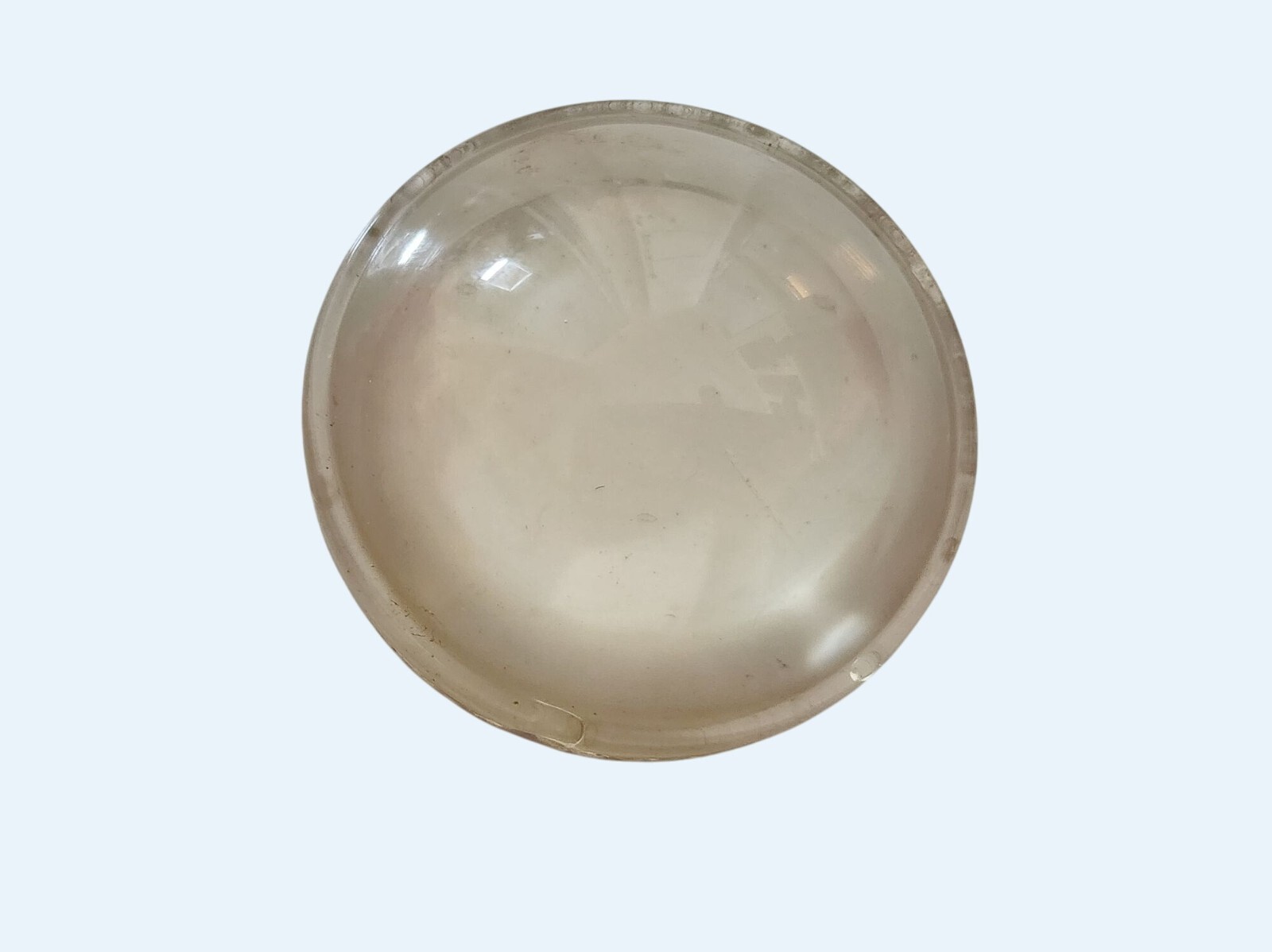 Clear Magnifying Dome Lens 1.75" Diameter Optical Glass For Reading Or Display