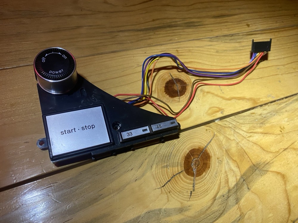 Technics SL-1200 MK3D Power Switch OEM Genuine Replacement Tested & Working