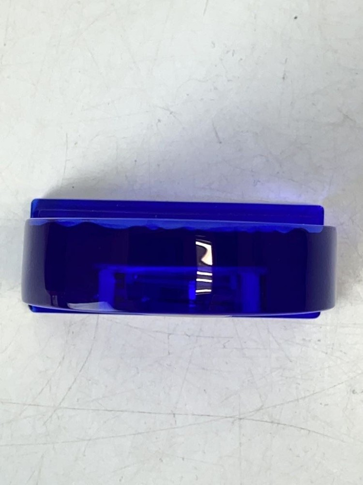 Baccarat Watch Analog BLU Placement Clock Used