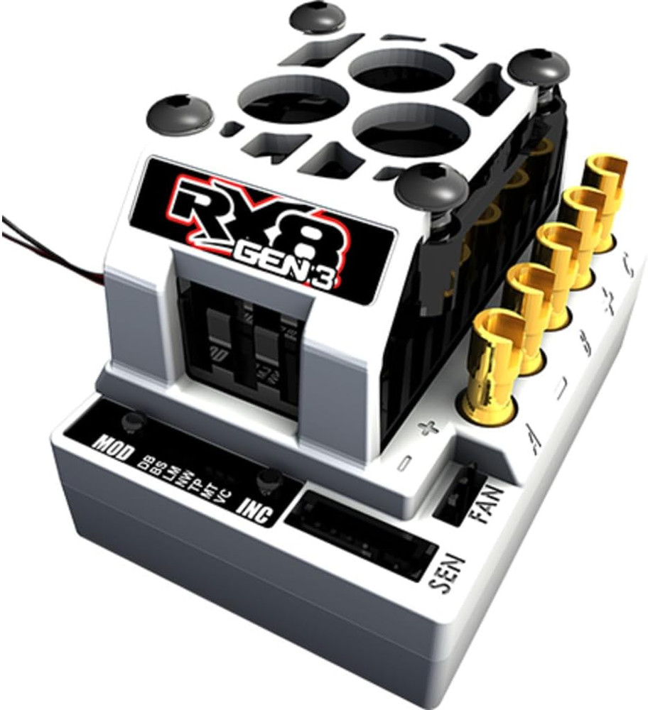 Team 1/8 RX8 Gen3 BL Sensored Sensorless Dual Mode ESC