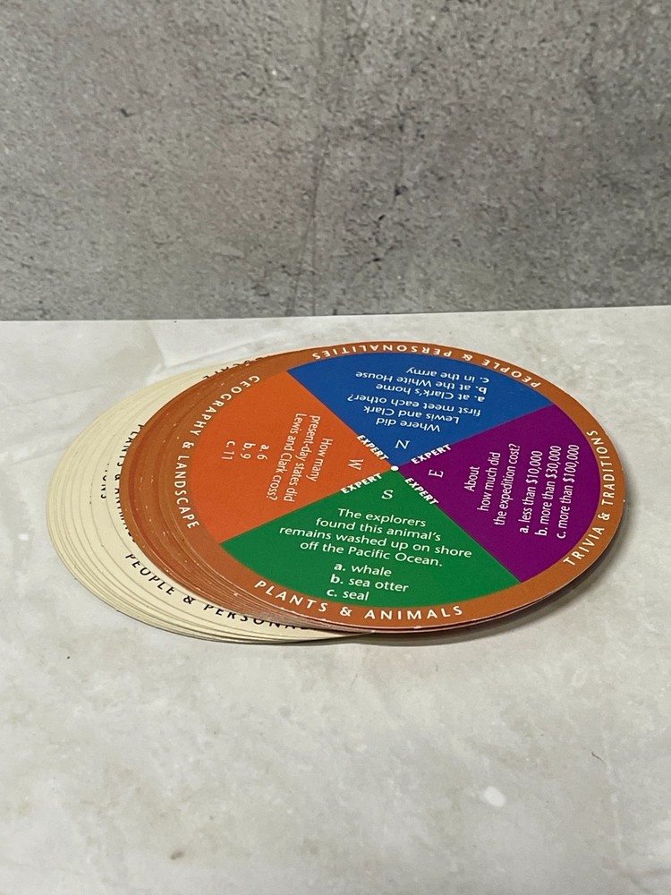 2003 Lewis & Clark Adventure Game - Replacement Question Discs