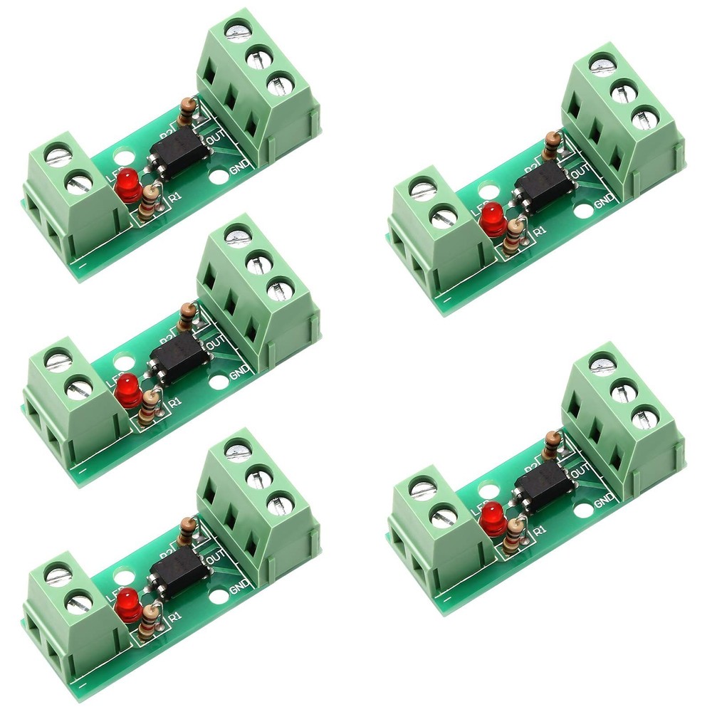 5 PCS Optocoupler Isolation Board, Icstation DC 12V Optocoupler Isolation Mod...