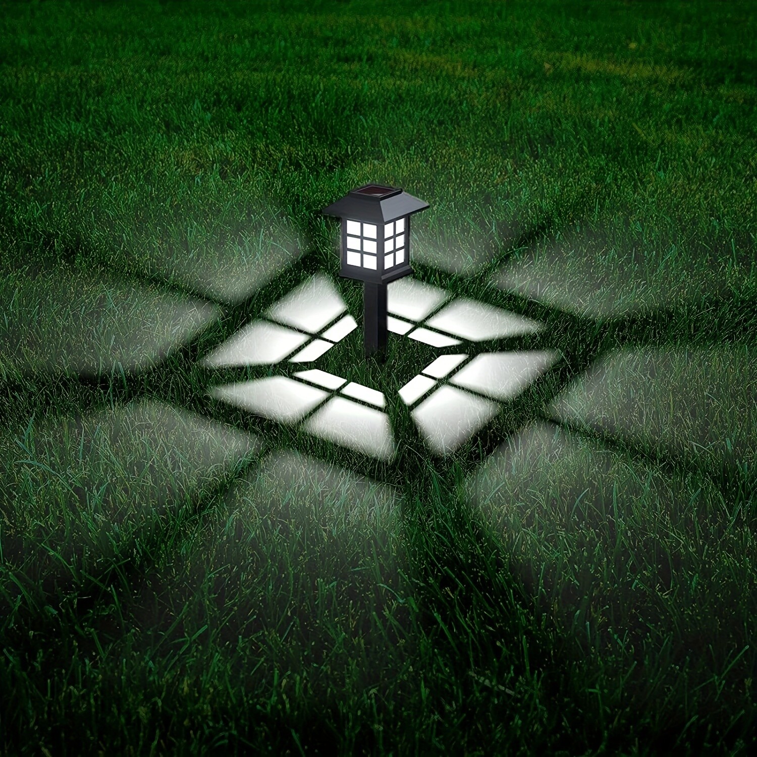 Solar Garden Lights Outdoor Waterproof Landscape LED Lights Pathway Yard